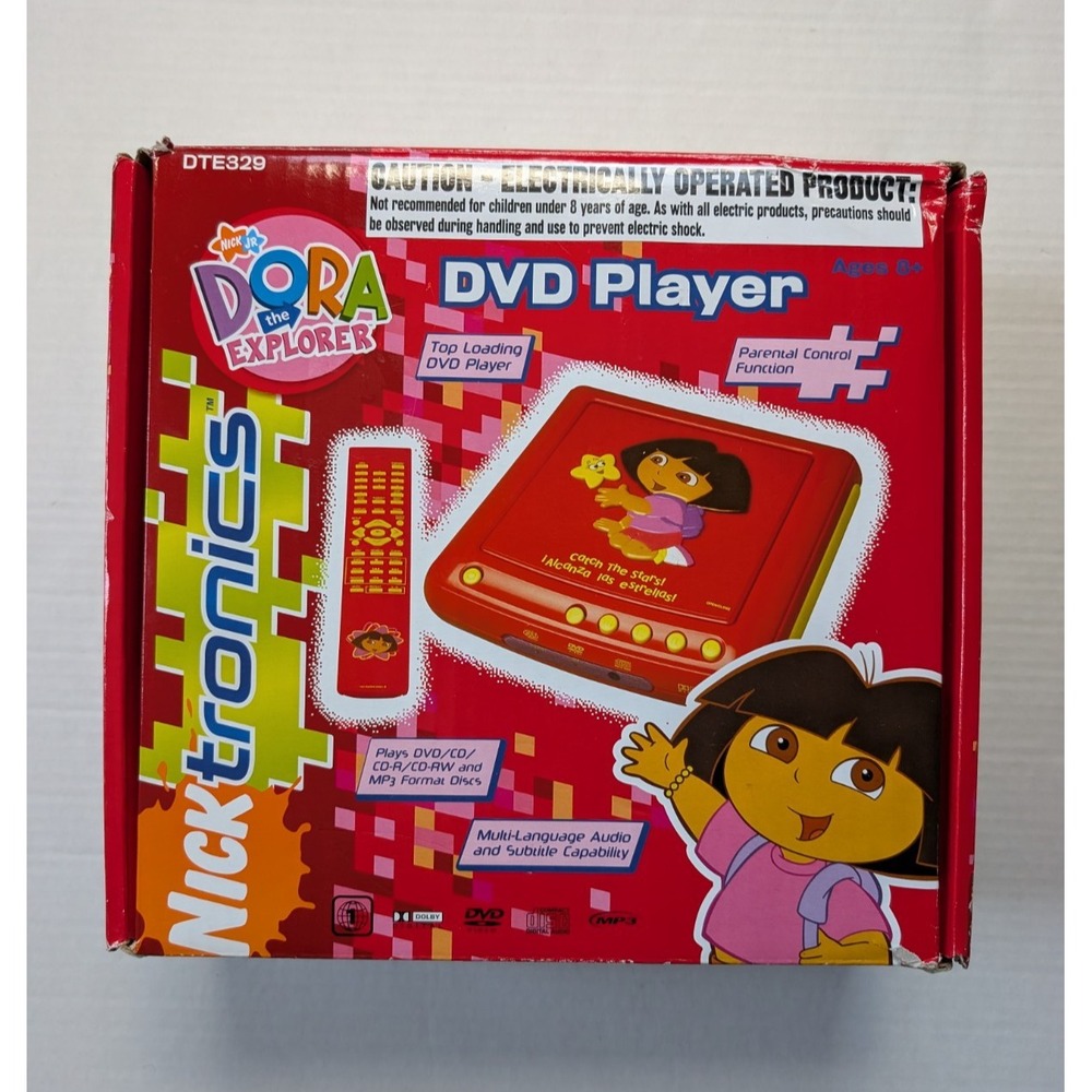 Dora the Explorer DVD Player NIB Nicktronics Vintage 2005 Unused Emerson